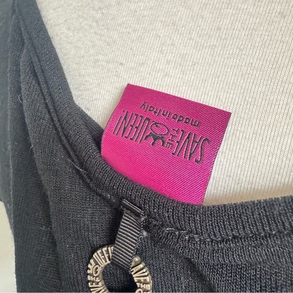 Save The Queen Asymmetrical Strap Top – NWT – Made in Italy - Picture 11 of 14